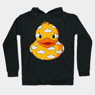 Cloud Pattern Rubber Duck Hoodie